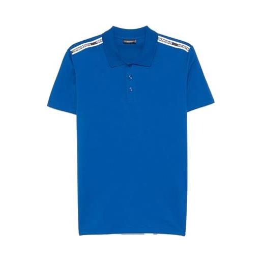 Emporio armani logo tape polo beachwear uomo, armani blu, xl