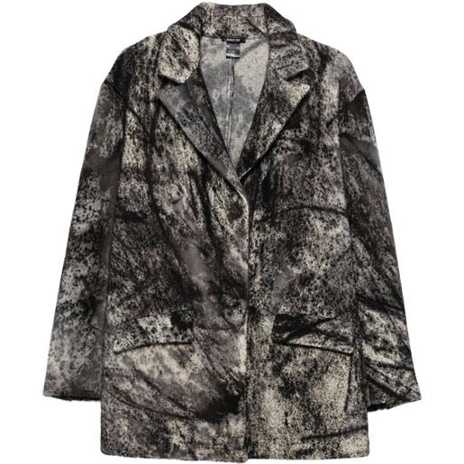 Avant Toi blazer con motivo astratto - grigio