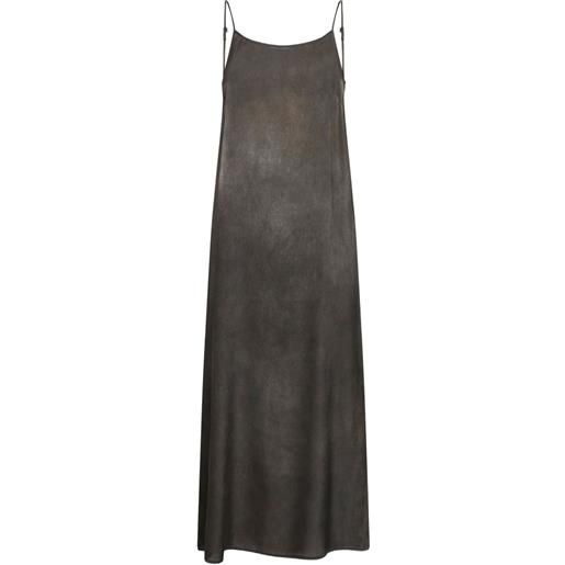 Uma Wang abito con scollo rotondo - grigio