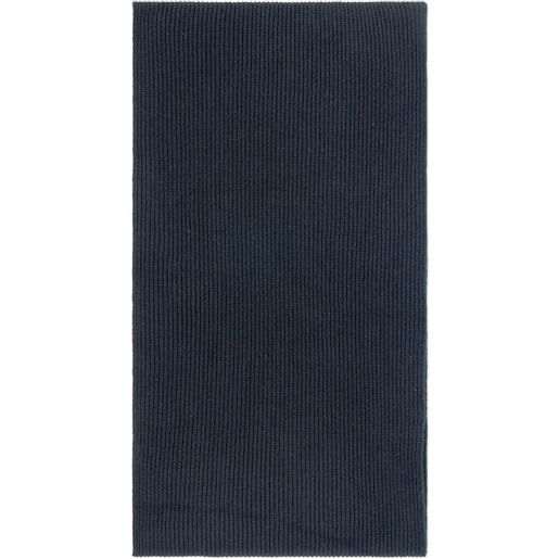 Eric Bompard sciarpa a coste - blu