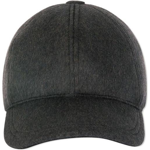 Eric Bompard cappello da baseball in lana - grigio