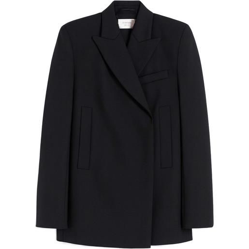 Sportmax blazer doppiopetto esule - nero