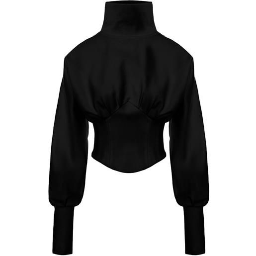 HAMZA corsetto nice a collo alto - nero