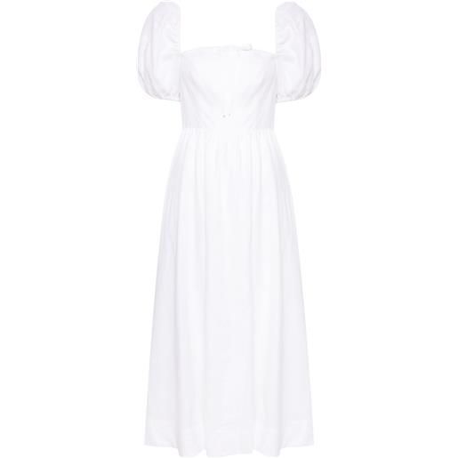Reformation abito marella midi - bianco
