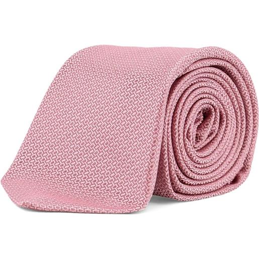 Kiton cravatta a fantasia - rosa