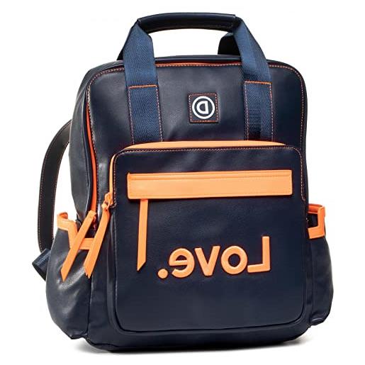 Desigual backpack fluor randers, blu navy