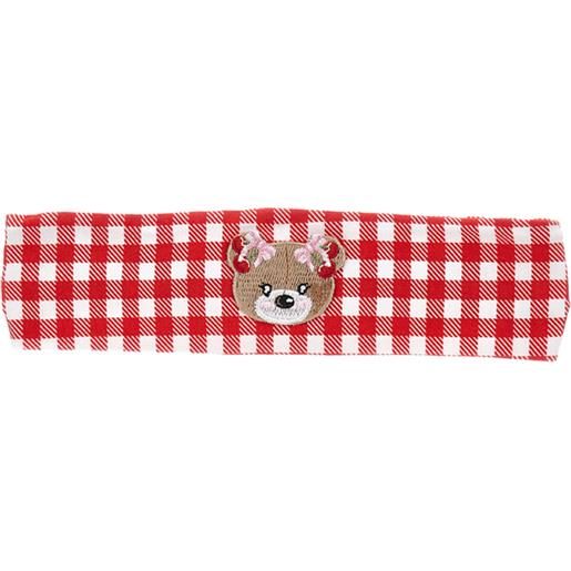 Monnalisa fascia per capelli vichy teddy