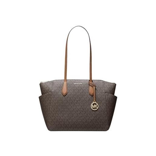 Michael Kors marilyn medium signature logo tote bag brown