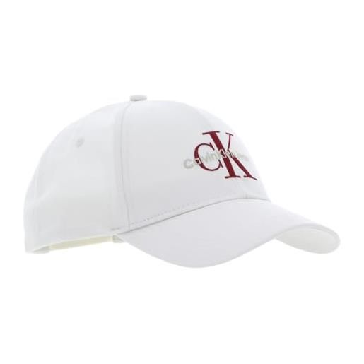 Calvin Klein monogram cap icicle/garnet