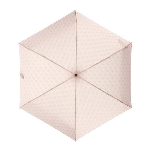 GUESS ombrello mini open-close umbrella rose logo rosa