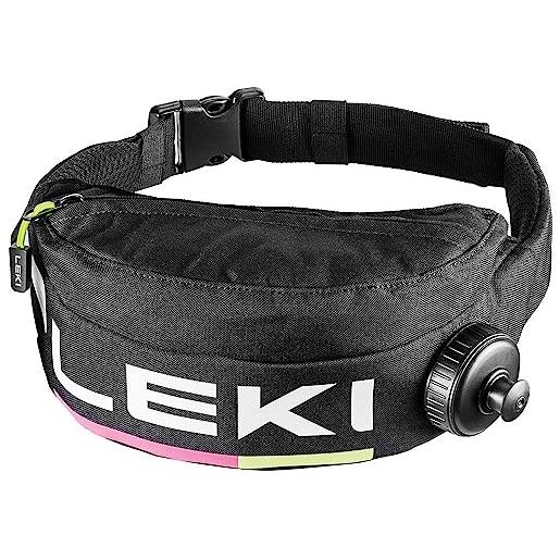 Leki marsupio thermo compact per bambini, colore: nero/rosa fluo giallo, nero, taglia unica, cross country