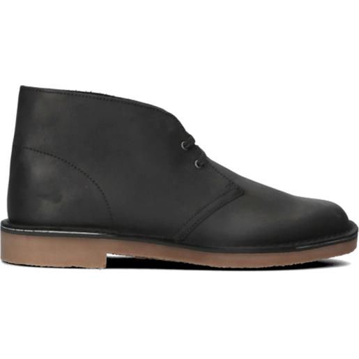 CLARKS ESSENTIALS polacco uomo nero in pelle