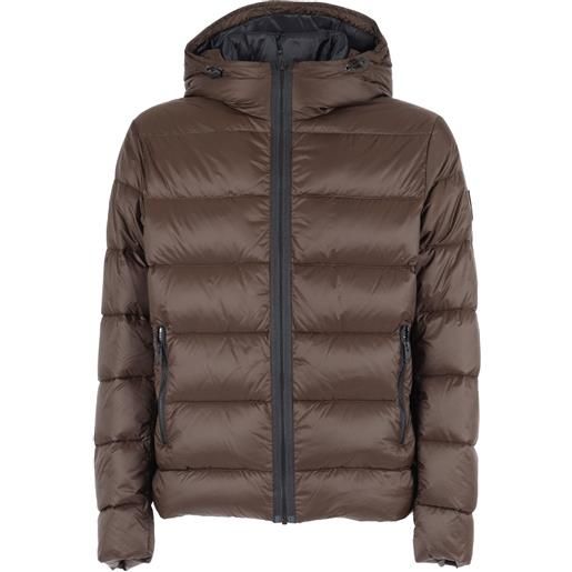 Fay db front piuma cappuccio