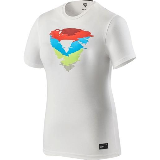 Revit heather t-shirt da donna bianca, m