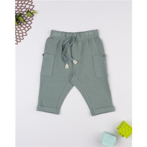 Prénatal pantalone bimbo verde con tasche