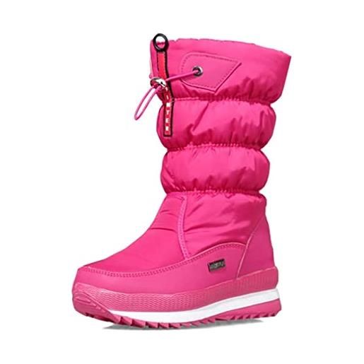 Solshine 949 - stivali da neve da donna, imbottiti, impermeabili, rosa (rosa. ), 40 eu