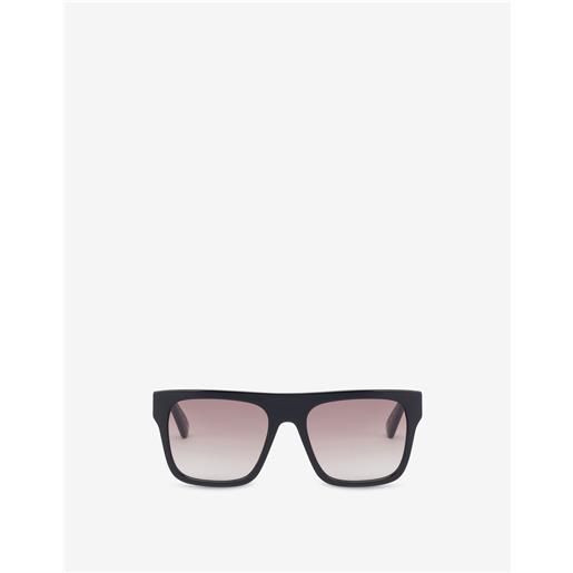 Moschino - occhiali da sole in acetato - marrone