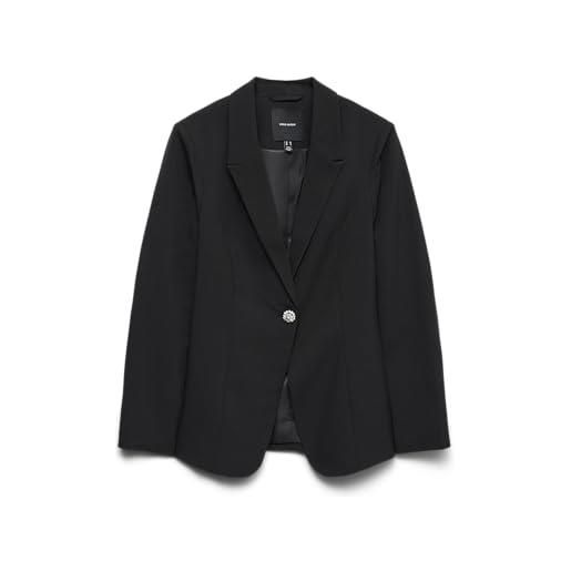 VERO MODA vmfilia ls fitted blazer nero 48