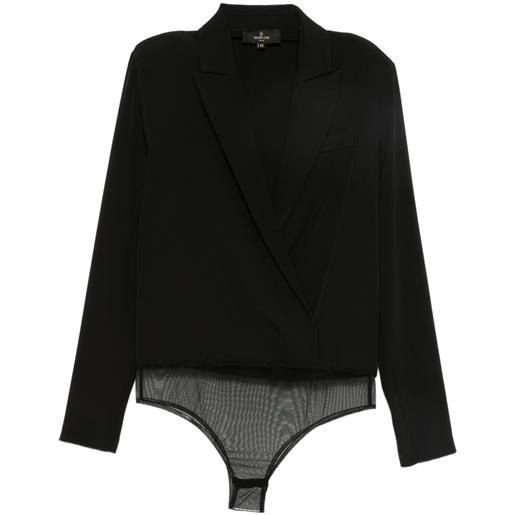 Babylone Paris body con scollo a v - nero