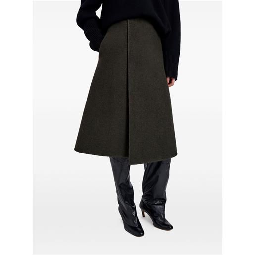 Proenza Schouler gonna bodhi in twill bouclé - marrone