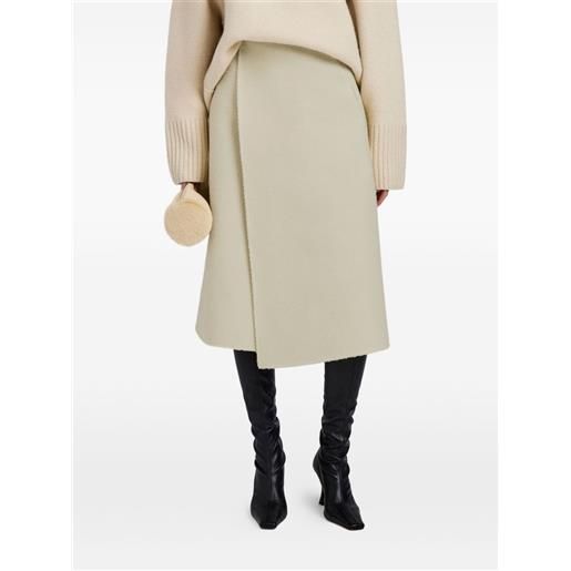 Proenza Schouler gonna bodhi in twill bouclé - toni neutri