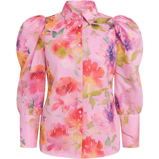 Actualee camicia in cotone a fantasia