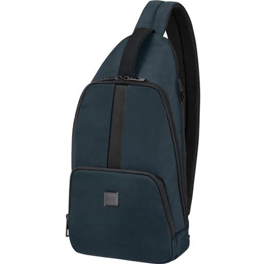 Samsonite monospalla uomo tg. M Samsonite linea sacksquare blue 146476 1090