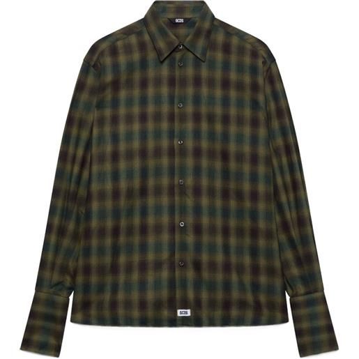 GCDS top a quadri - verde