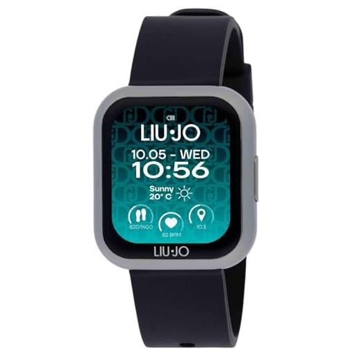 Liu Jo orologio unisex smartwatch voice mini black cinturino nero