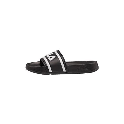 Fila morro bay slipper 2.0 wmn, infradito donna, nero, 39 eu