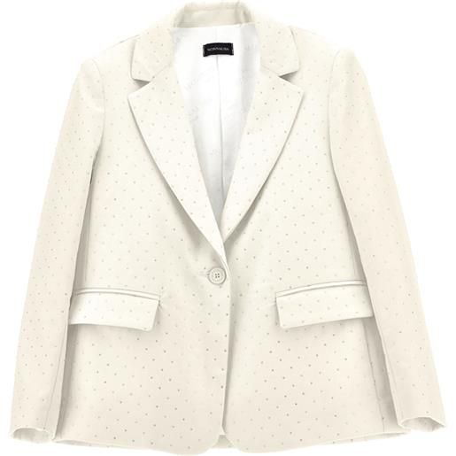 Monnalisa blazer viscosa con strass
