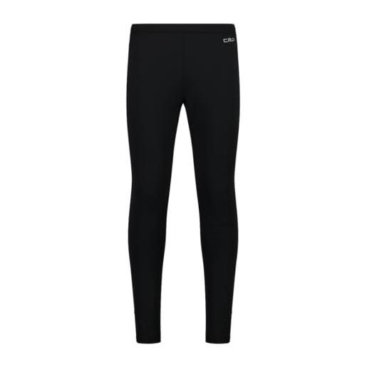 CMP pantaloni lunghi invernali da running in 4-way stretch da uomo, 34t1767 (it, numero, 54, regular, regular, nero)