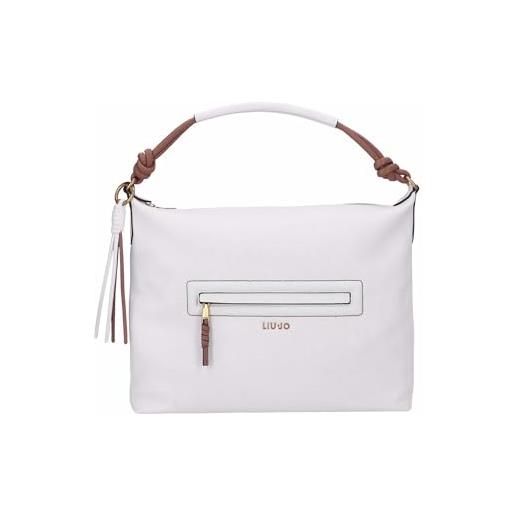 Liu jo borsa a spalla comoda e capiente chiusa con zip. Dispone di un ampio scomparto principale, tasche interne di cui una con zip, tasca sul fronte. Presenta un portachiavi in nappa removibile, trac