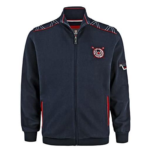 Jan Vanderstorm - felpa - basic - uomo dunkelblau xx-large