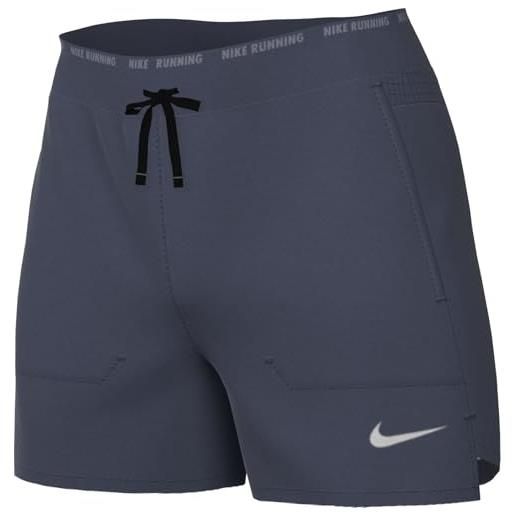 Nike shorts da running 2 in 1 18 cm dri-fit stride - uomo, thunder blue/reflective silv, dm4759-437, xl