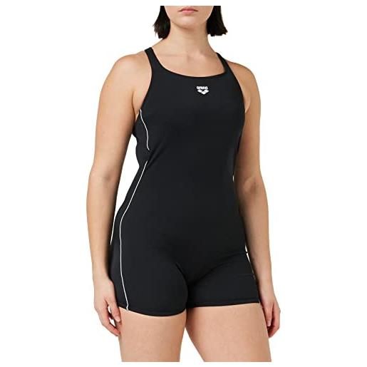 ARENA sport con gamba finding, costume da bagno donna, nero, 44