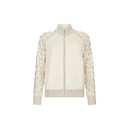 Liu Jo cardigan donna animalir better tf5171 (it, testo, m, regular, regular, panna)