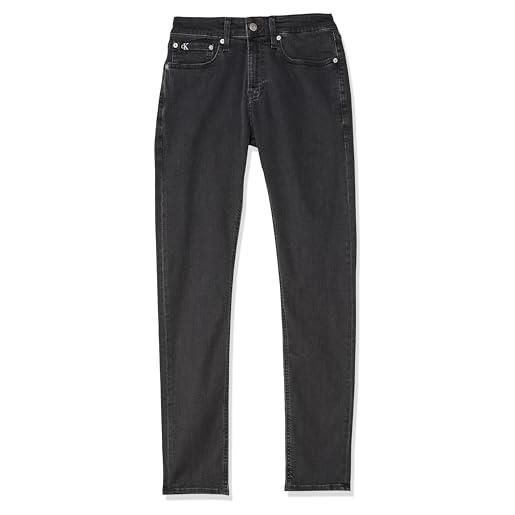 Calvin Klein uomo jeans skinny vita media, grigio (denim grey), 32w/30l