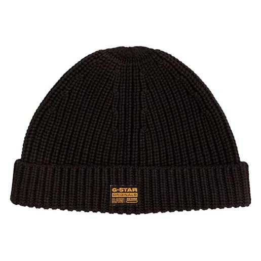 G-STAR uomo originals fisherman beanie, nero (dk black d24321-d167-6484), taglia unica