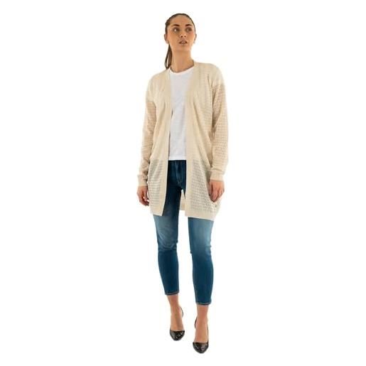 Yes Zee gilet cardigan m439 hf00 0245 sabbia, beige, m