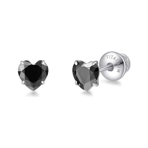 Orecchini Per Ragazze Donne Orecchini Orsetto Orecchini Koala Argento Sterling 925 - Con Cristallo Cuore, Ipoallergenici, Regalo Donna Regalo Donna Ragazza Orecchini Ipoallergenici Per Donne Ragazze