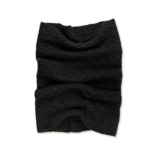 NEO B - CASHMERE | scaldacollo | treccia | 100% cashmere | filato cardiff | unisex | made in italy | nero