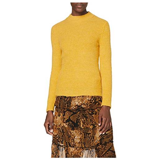 SPARKZ COPENHAGEN cora turtleneck pullover, girasole, xs donna