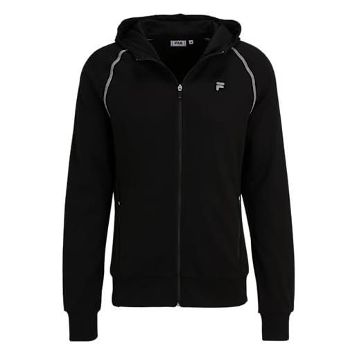 Fila strato: sottile giacca sportiva, nero, xl uomo