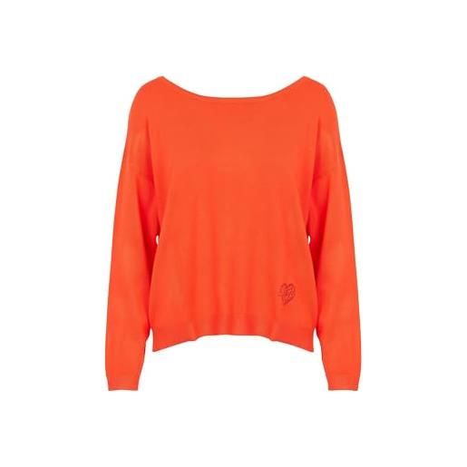 Liu-jo maglioncini arancio wf3128 ma18f arancio xl