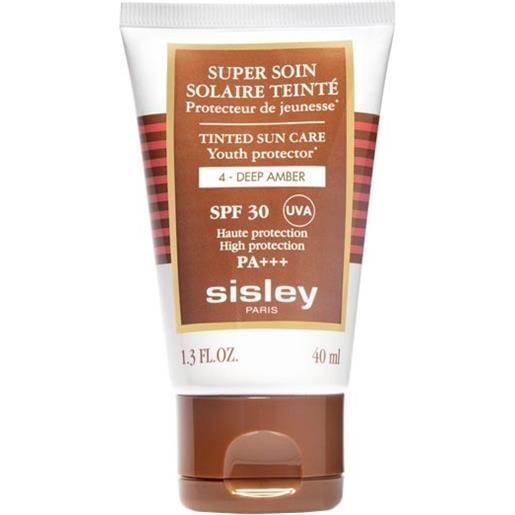Sisley super soin solaire teinté spf 30 - deep amber 40ml