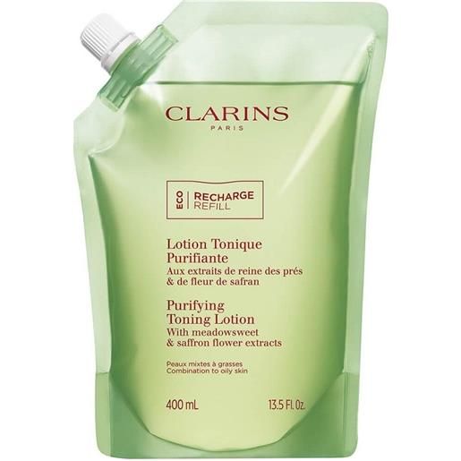Clarins purifying toning lotion tonico purificante ricarica 400 ml