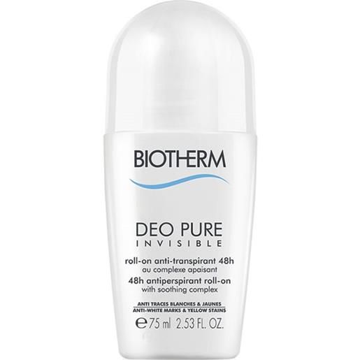 Biotherm deo pure invisible roll-on 75ml
