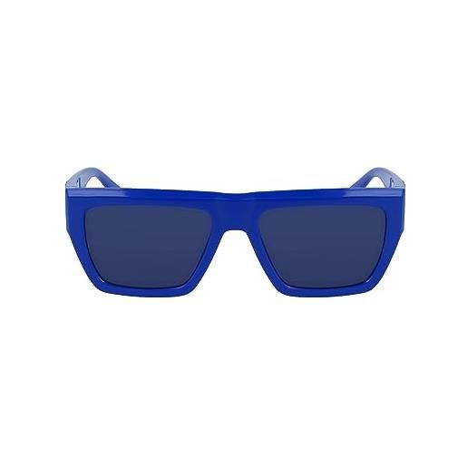 Calvin Klein Jeans ckj23653s 400 blue sunglasses man iniettato, modified rectangle, 55