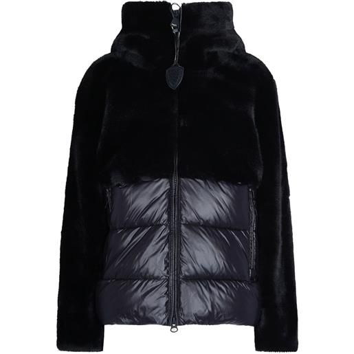 Blauer giacca in pelliccia sintetica - nero